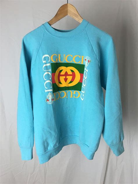 vintage gucci sweatshirt white|vintage gucci shop online.